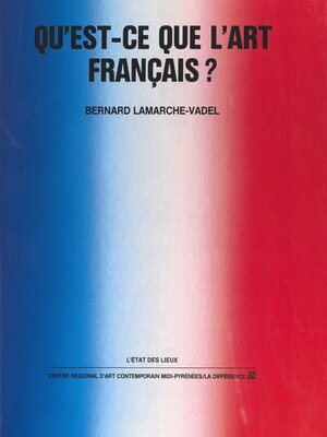 cover image of Qu'est-ce que l'art français ?